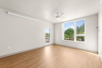 Room with large window
